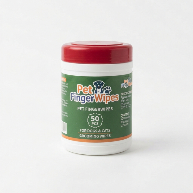 Gentle Pet Finger Wipes for Oral Care