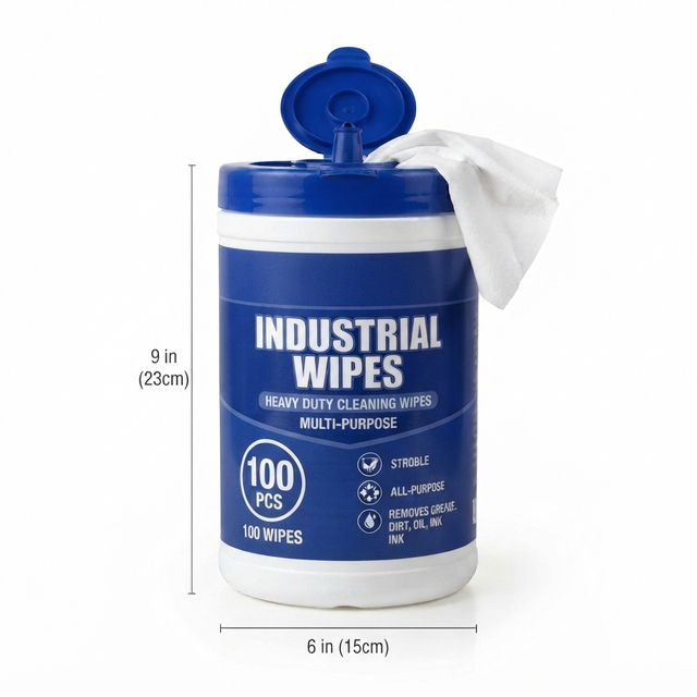 Mark Removing Industrial Wipes for Product Surfaces